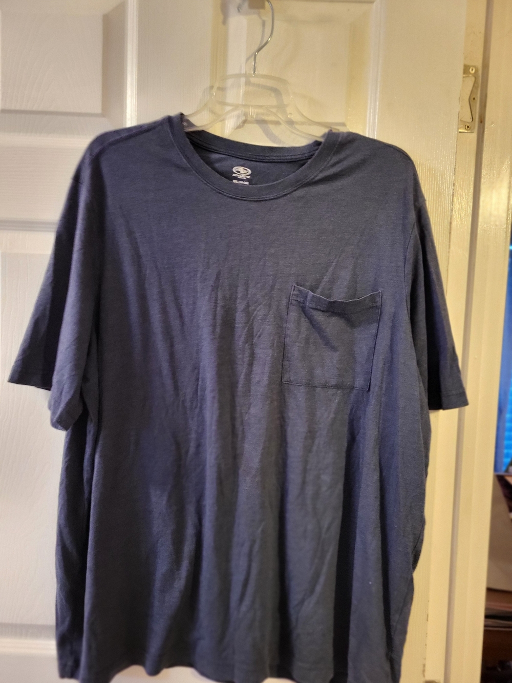 Mens UsddAthletic Works Navy Short-Sleeve Pocket Tee